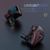 FAAEAL Unbounded HiFi Earphone,10mm Double Magnetic Dynamic Driver+DLC Diaphragm Music IEM Headphone with 3.5mm Jack,Audiophile Professional Tuning 2PIN Detachable in-Ear Monitor (Gray No Mic)