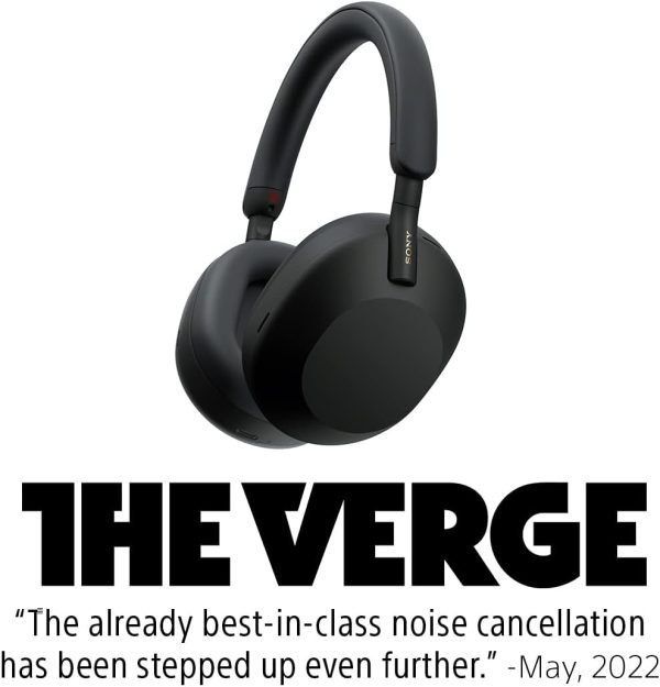 Sony WH-1000XM5 Premium Noise Canceling Headphones, Auto NC Optimizer, 30-Hour Battery, Alexa Voice Control, Midnight Blue