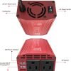 BESTEK 300W Power Inverter DC 12V to 110V AC Car Inverter with 4.2A Dual USB Car Adapter