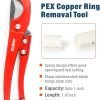 iCrimp F1807 Copper Ring Crimping Tool Kit for 3/8,1/2,3/4,1-inch- Free Removal Tool& Pex Pipe Cutter&Gauge- For All US F1807 Standards