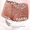 Sexy Women's Underwear Lace Shorts V Waist Breathable Cheeky Panties Boyshorts Underwear Women 5 Pack
