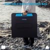 100Watt Foldable Solar Panel 23% Efficiency for Portable Power Station Ultra Thin Glass 1.1mm Surface with MC4 Connector for RV,Camping,Hiking,Travel